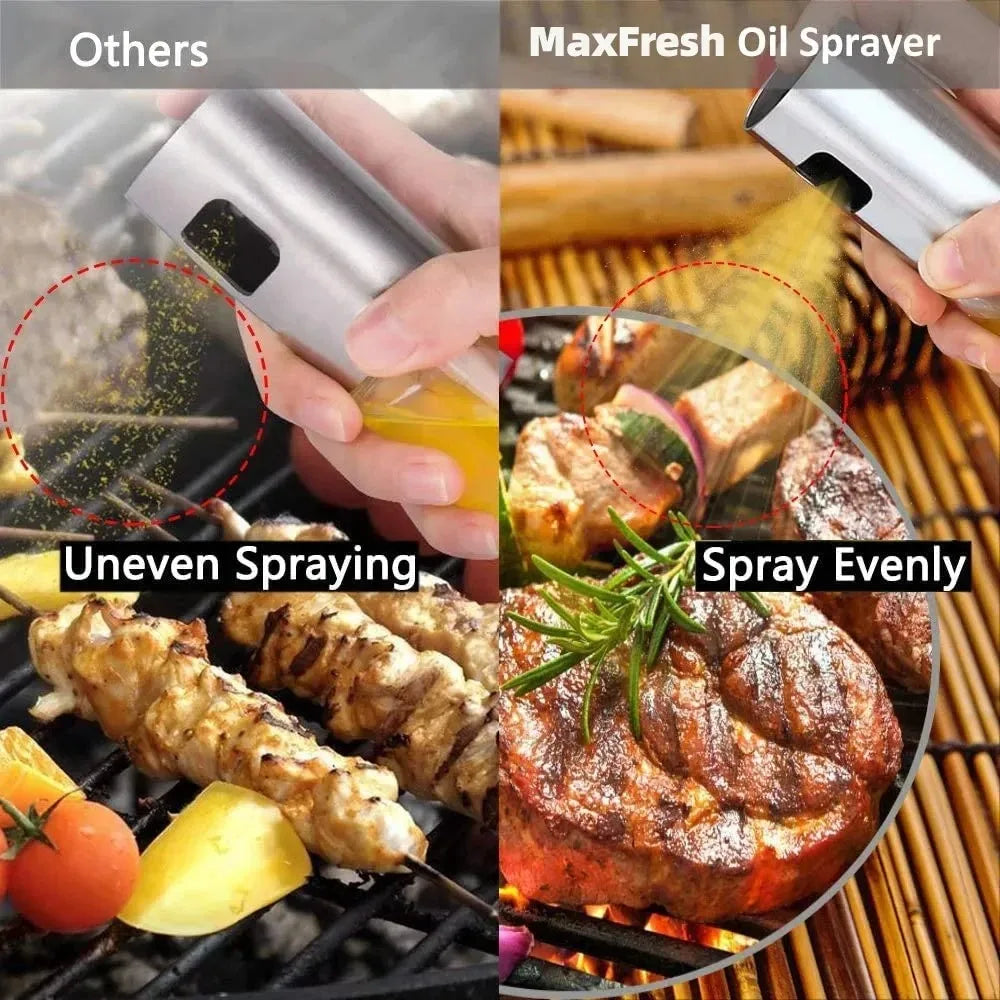 Glass Oil Spray Mister | Olive Oil Sprayer for Kitchen & BBQ Oil Spray Mister QXL