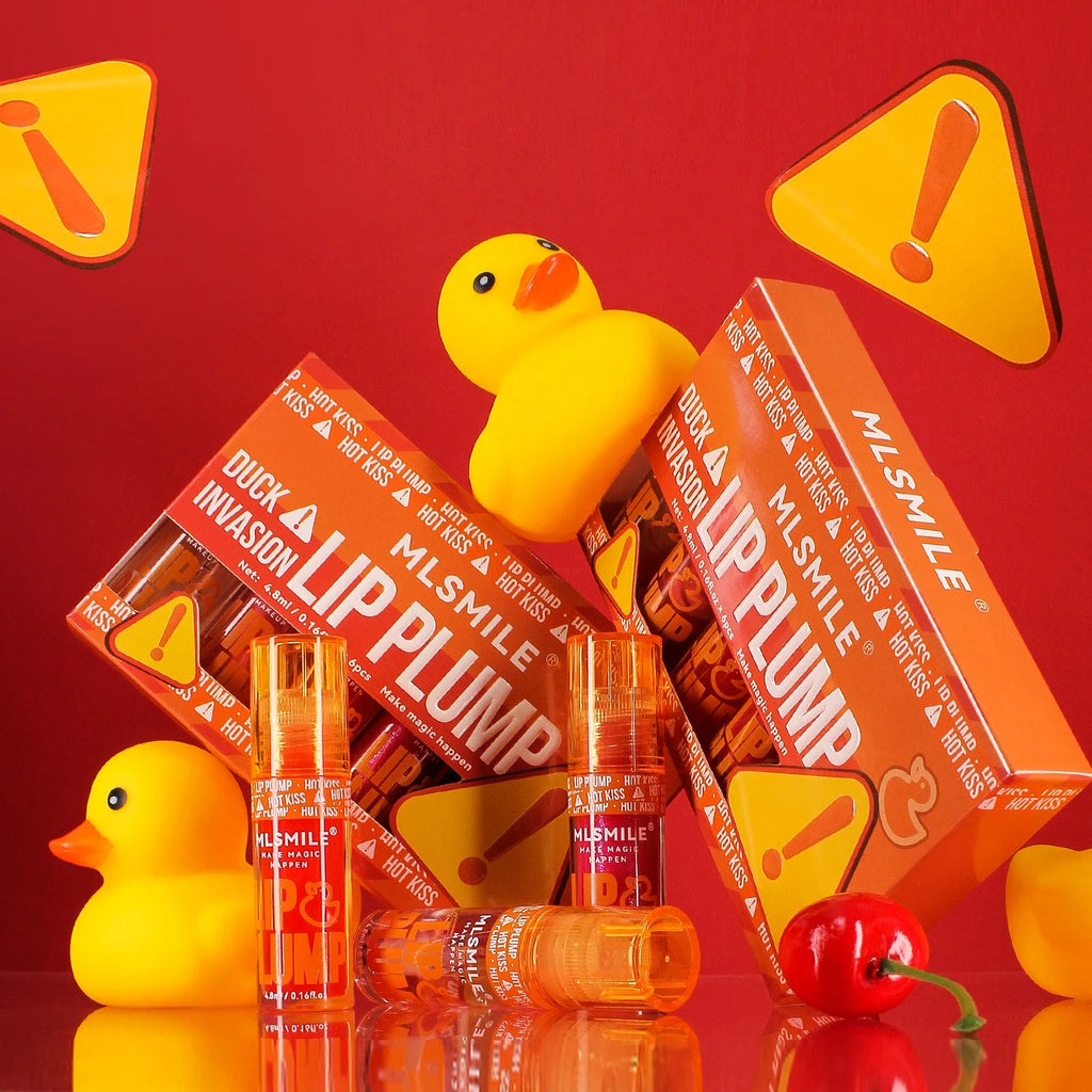 MLSMILE 6-Pc Mirror Gloss Lip Glaze Set | Fruit Lip Oil Lip Gloss Set QXL
