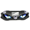Solar LED Demon Eye Warning Light | Vibration-Activated Car Solar Car Warning Light QXL A