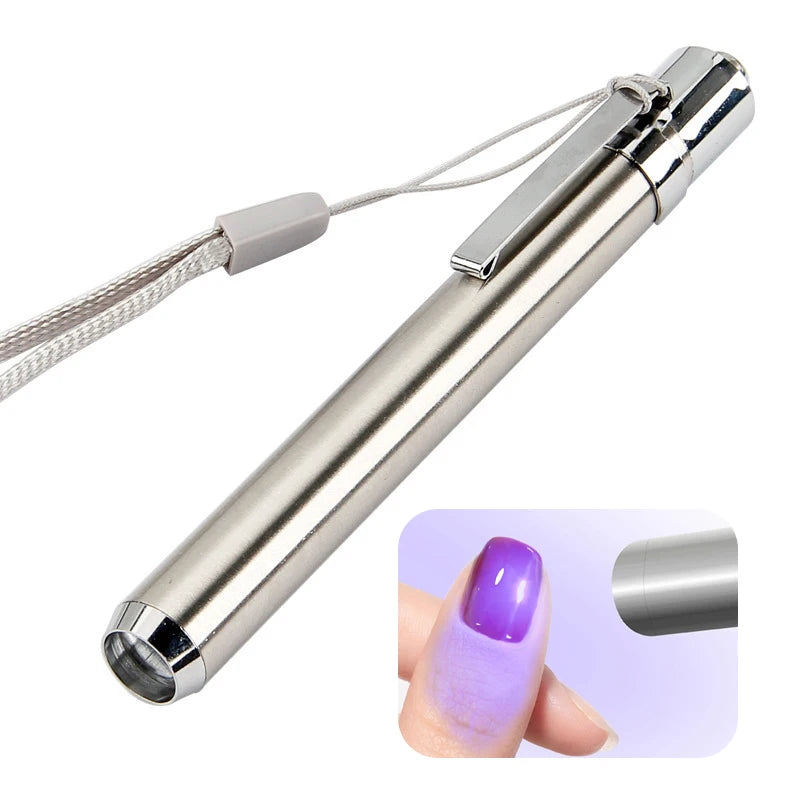Mini UV LED Nail Lamp Pen | Portable Gel Nail Dryer UV LED Nail Lamp QXL