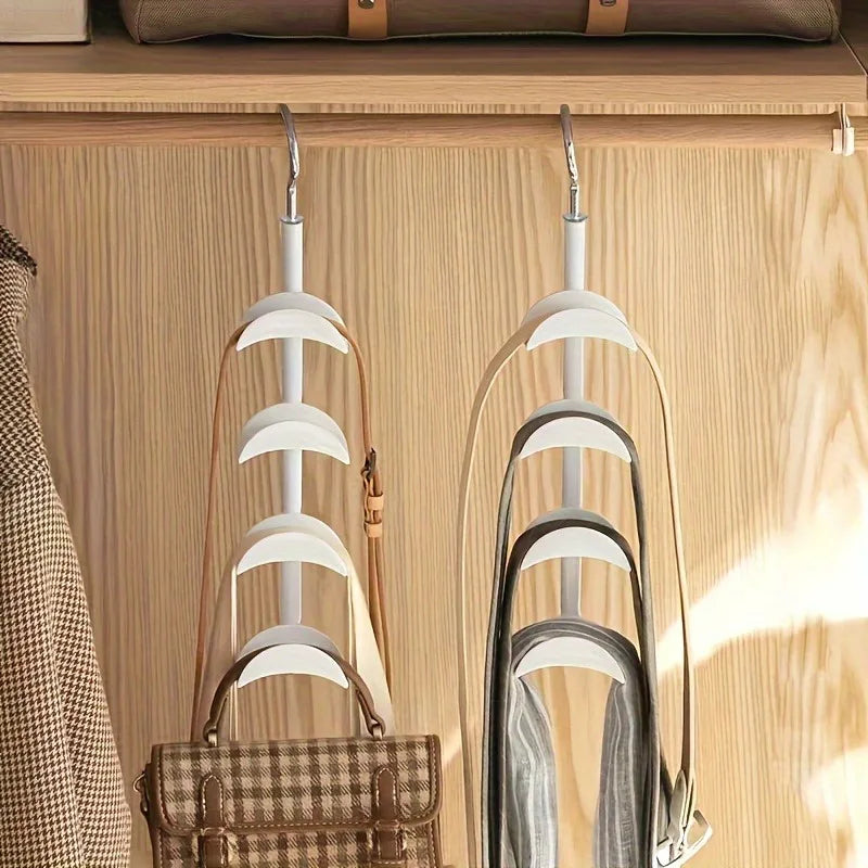 Rotatable Bag Hook Hanger | Wardrobe & Table Storage Rack Rotatable Storage Hook QXL