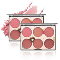 6-Color Matte Blush Palette | High Pigment Long-Lasting Blush Palette QXL 1