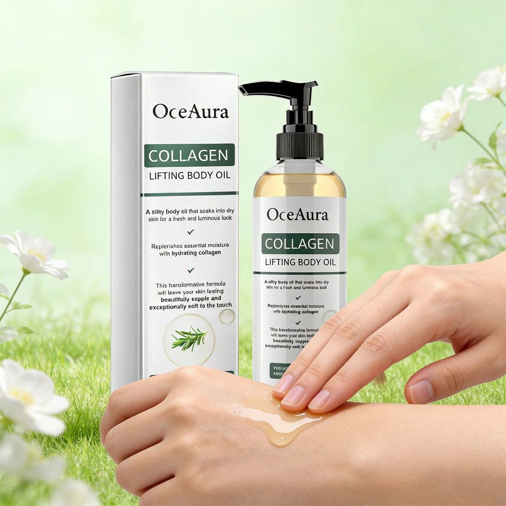 OceAura Collagen Firming Body Oil 100ml | Rosemary Dry Oil Firming Body Oil QXL