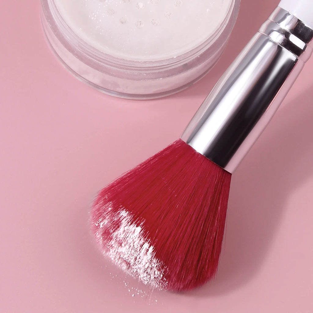KOSSHOW 3-Pc Pink Makeup Set | Blush Brush, Puff & Sponge Makeup Brush Set QXL