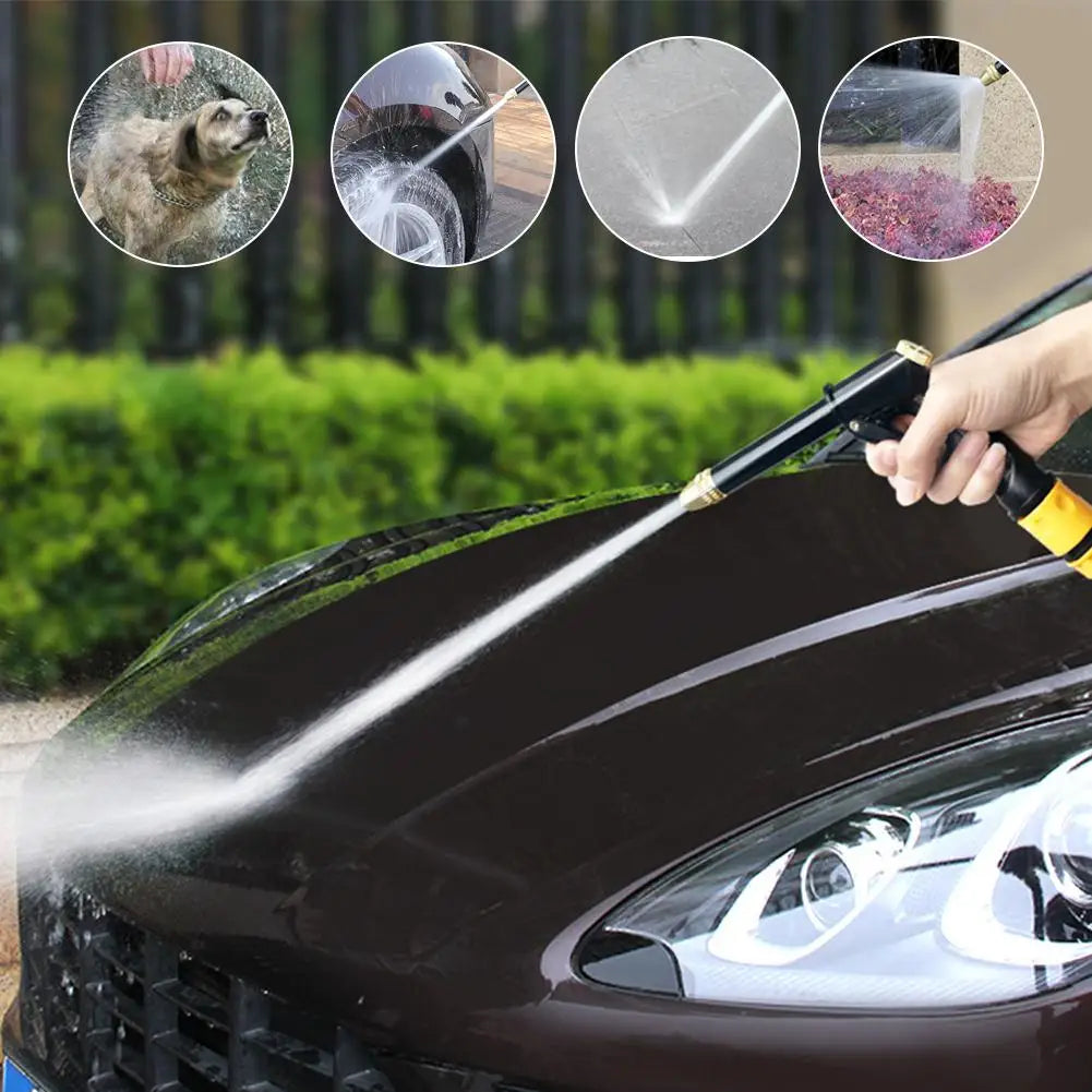 High Pressure Car Wash Water Gun | Adjustable Spray Nozzle Kit Spray Nozzle Hose Kit QXL