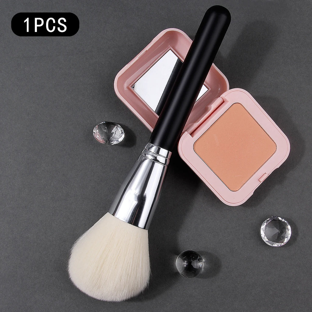 KOSSHOW Large Soft Blush & Contour Brush – Wooden Handle Makeup Blush Brush QXL black