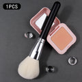 KOSSHOW Large Soft Blush & Contour Brush – Wooden Handle Makeup Blush Brush QXL black