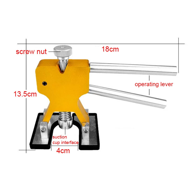 Paintless Dent Repair Kit – Dent Puller & 10 Tabs | EAFC Dent Repair Kit QXL