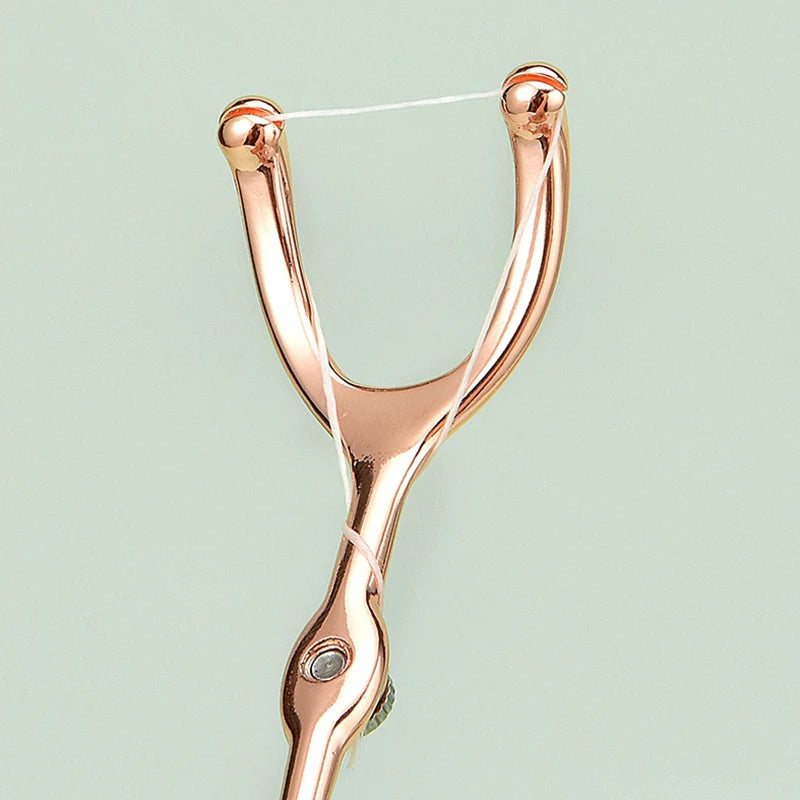 Reusable Stainless Steel Y-Shape Dental Floss Holder Set Dental Floss Holder QXL