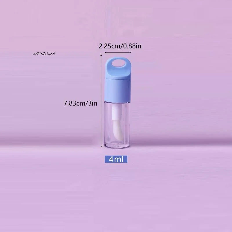 4ml Empty Lip Gloss Tube with Big Brush Wand | DIY Refillable Lip Gloss Container QXL