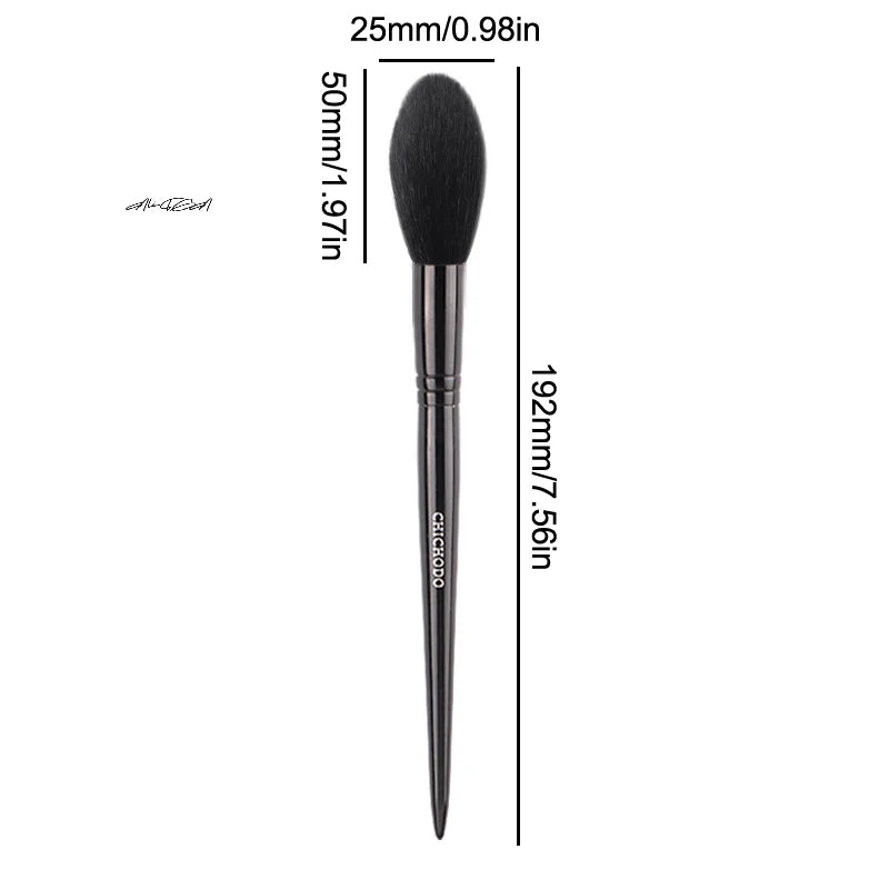 Long Handle Highlighter Makeup Brush | Soft Synthetic Hair Highlighter Makeup Brush QXL