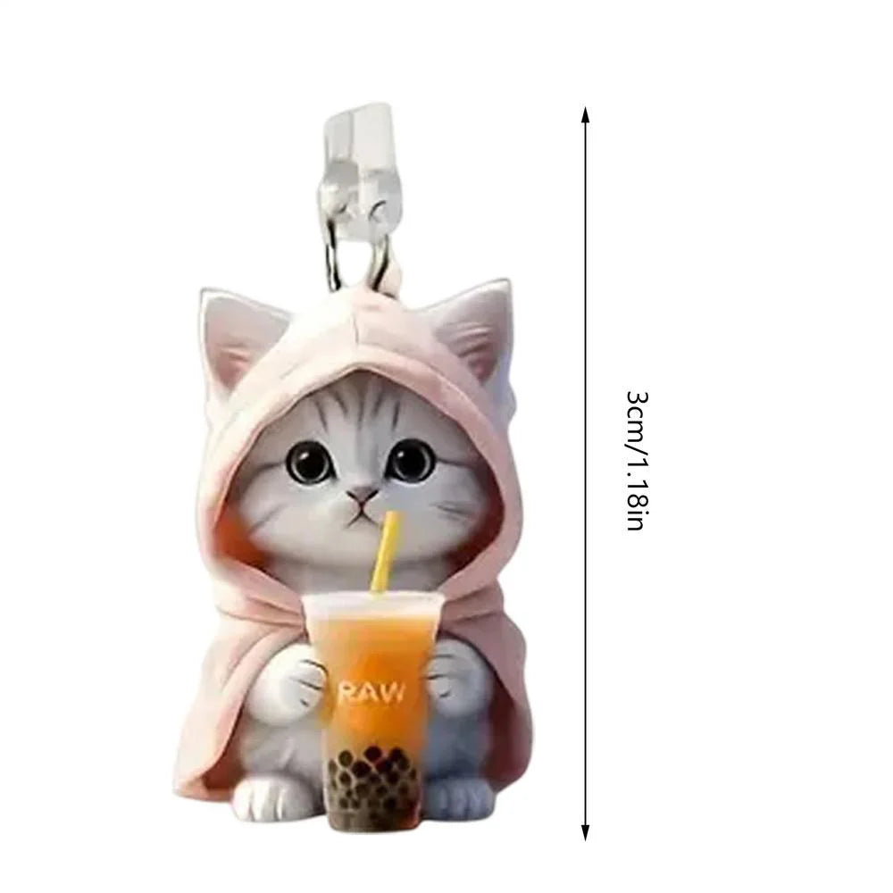 Cartoon Cat Dust Plug Pendant | iPhone & USB-C Charm Phone Dust Plug Charm QXL