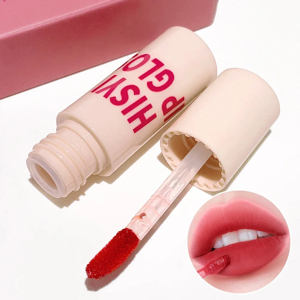 6-Color Matte Velvet Lip Glaze | Long-Lasting High Pigment Matte Lip Glaze QXL