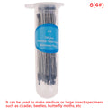 100-Pack Stainless Steel Entomology Insect Pins | 8 Sizes Entomology Insect Pins QXL A6