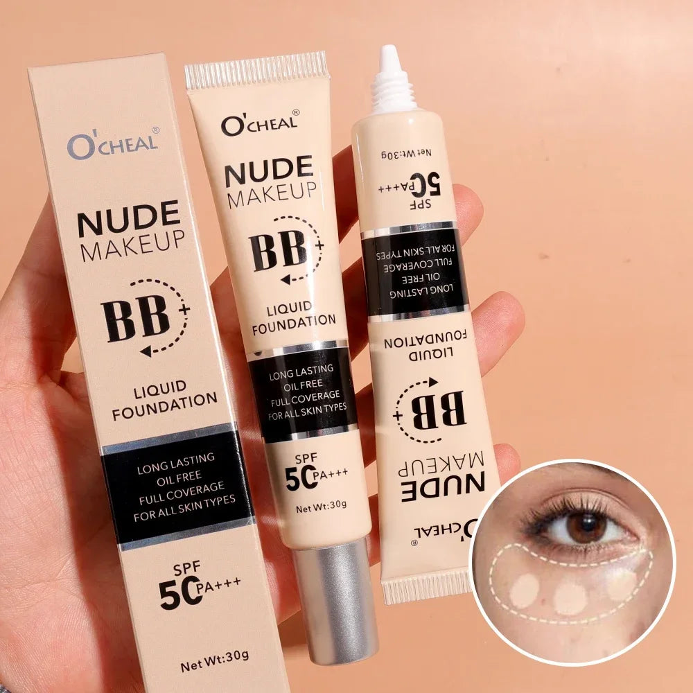 Oil Control BB Cream – Waterproof Foundation & Concealer BB Cream Foundation QXL