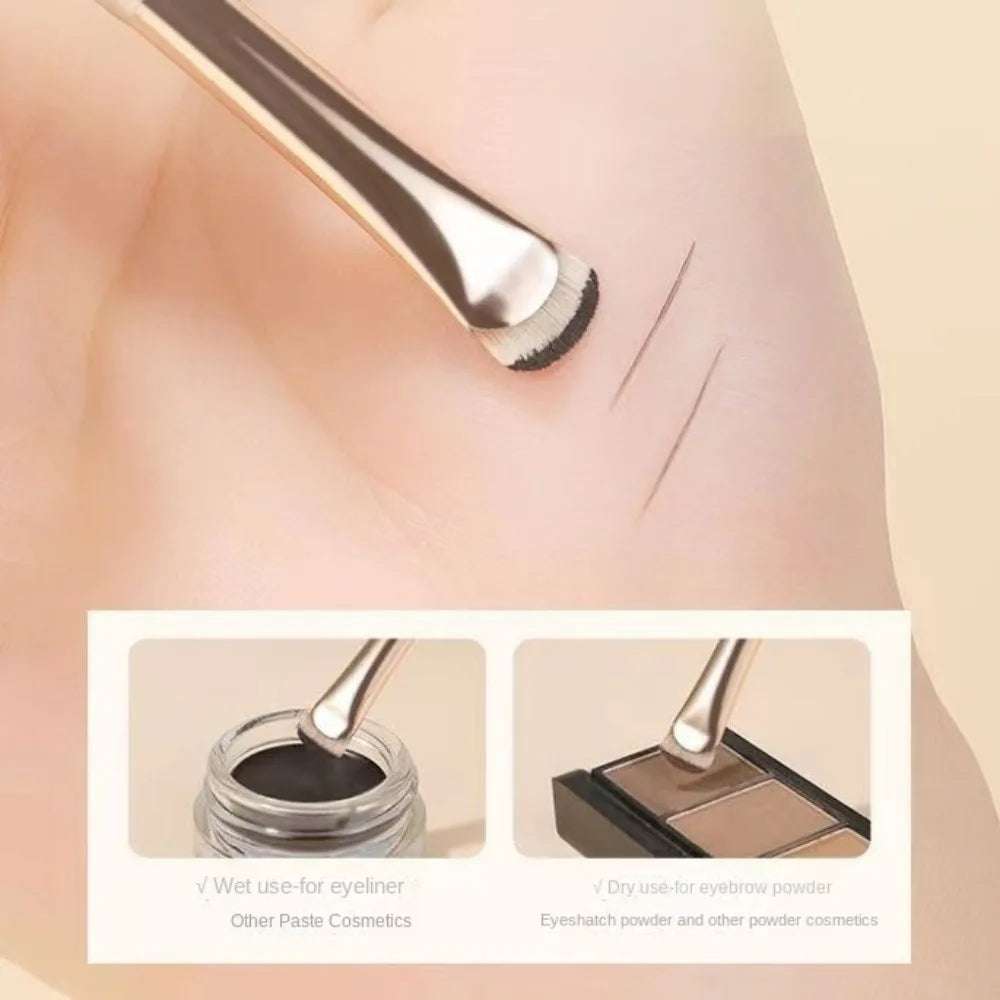 Curved Eyeliner Brush – Thin Angled Eye Makeup Brush Eyeliner Makeup Brush QXL