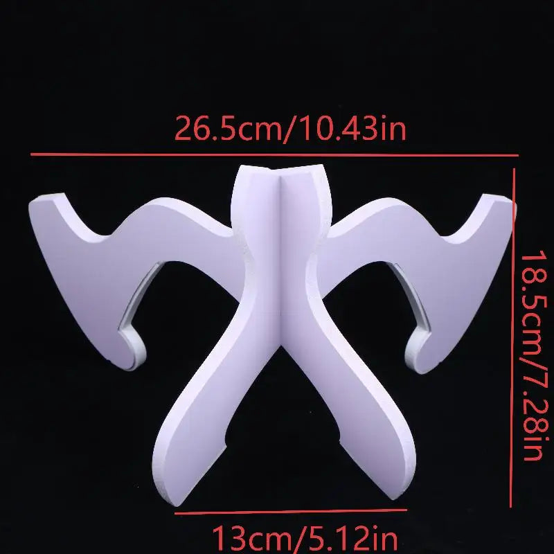 Foldable Guitar & Ukulele Stand | Vertical Acrylic Display Rack Instrument Stand QXL