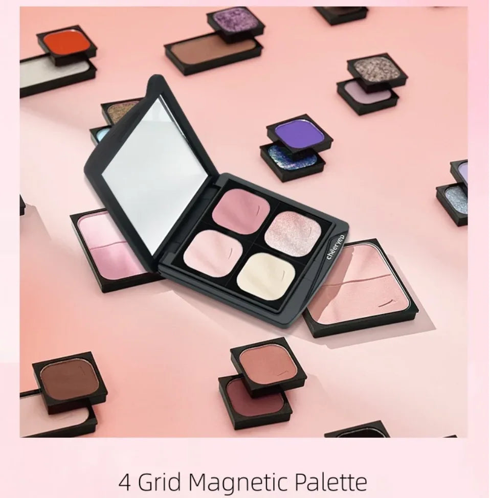Refillable Quad Eyeshadow Palette | Shimmer Matte Satin 5g Eyeshadow Palette QXL