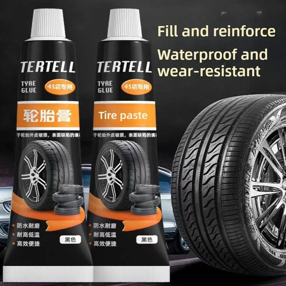 Car Tire Repair Glue | Rubber Bonding Adhesive Sidewall Seal 30ml Tire Repair Adhesive QXL