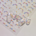 5D Flower Nail Art Stickers | Self-Adhesive Japanese Decals Nail Art Stickers QXL 1pcs to3808