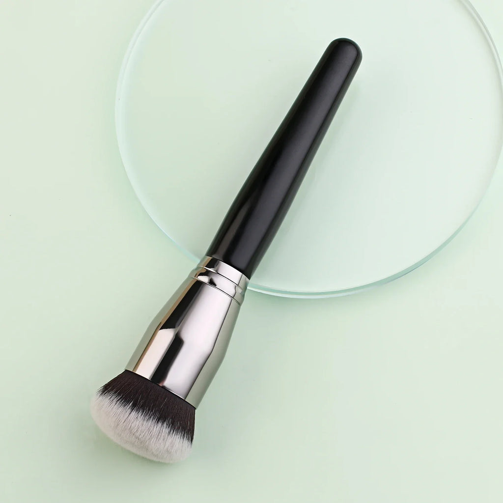 Black Synthetic Foundation Buffing Makeup Brush | FIREFLIES Foundation Makeup Brush QXL