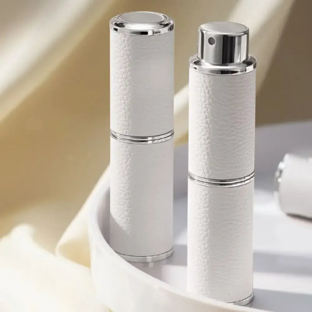8ml Refillable Leather Perfume Atomizer | Mini Travel Spray Bottle Perfume Atomizer QXL