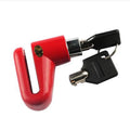 Motorcycle Disc Brake Lock – Anti-Theft Security for Bikes Disc Brake Lock QXL Red