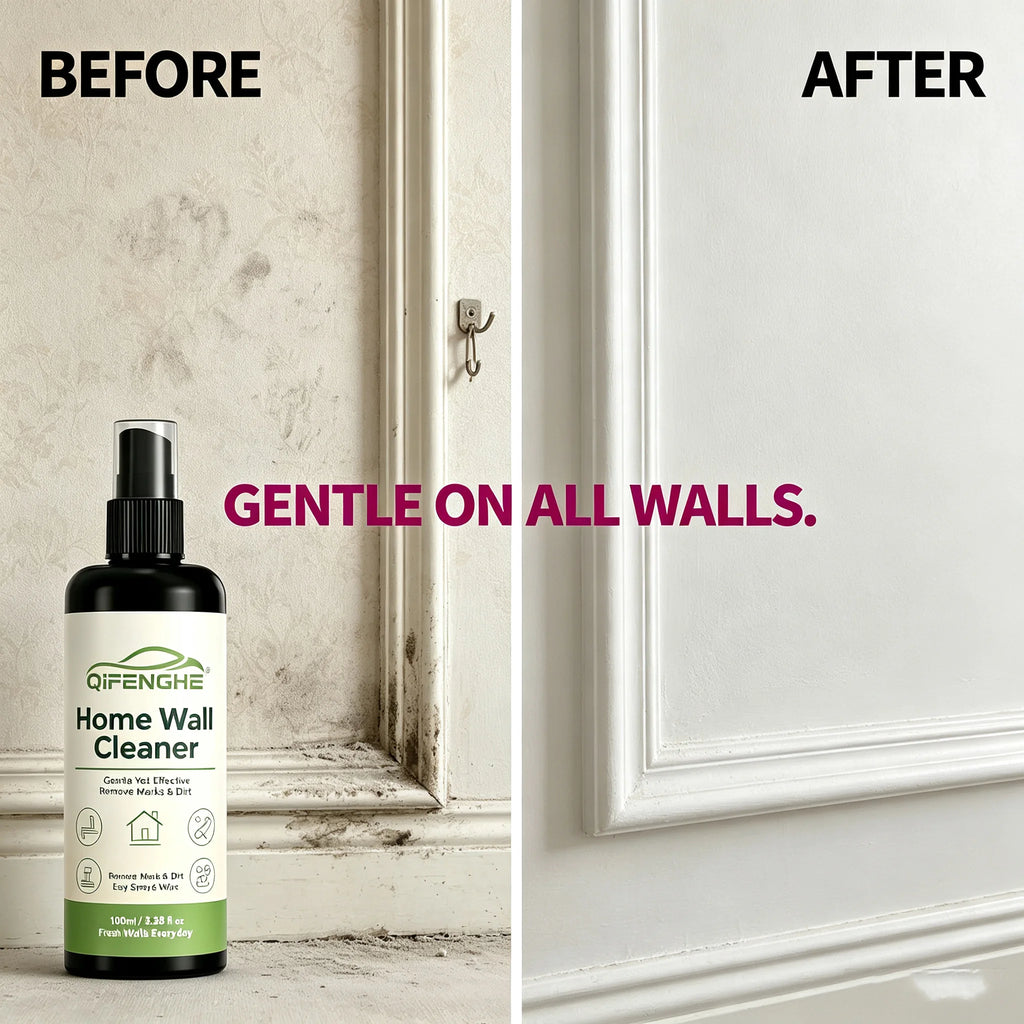 QIFENGHE Wall Cleaner Spray 100ml | Interior Wall Mark Remover Wall Cleaning Spray QXL