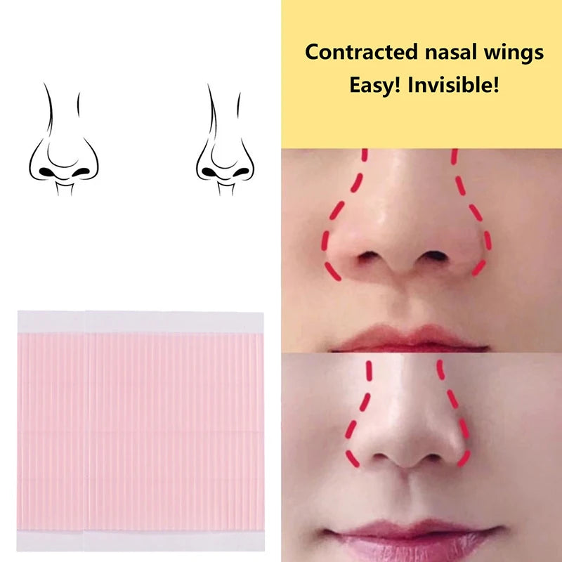 50/200-Pack Disposable Invisible Nose Slimming Stickers Nose Slimming Stickers QXL