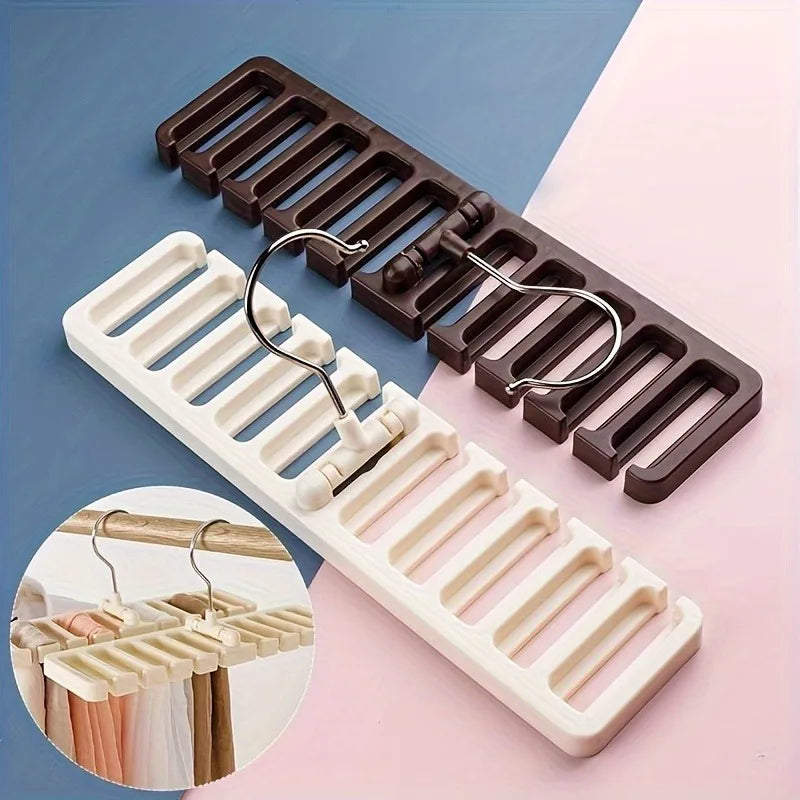 Multi-Function Belt, Tie & Scarf Storage Rack Organizer Accessory Storage Rack QXL