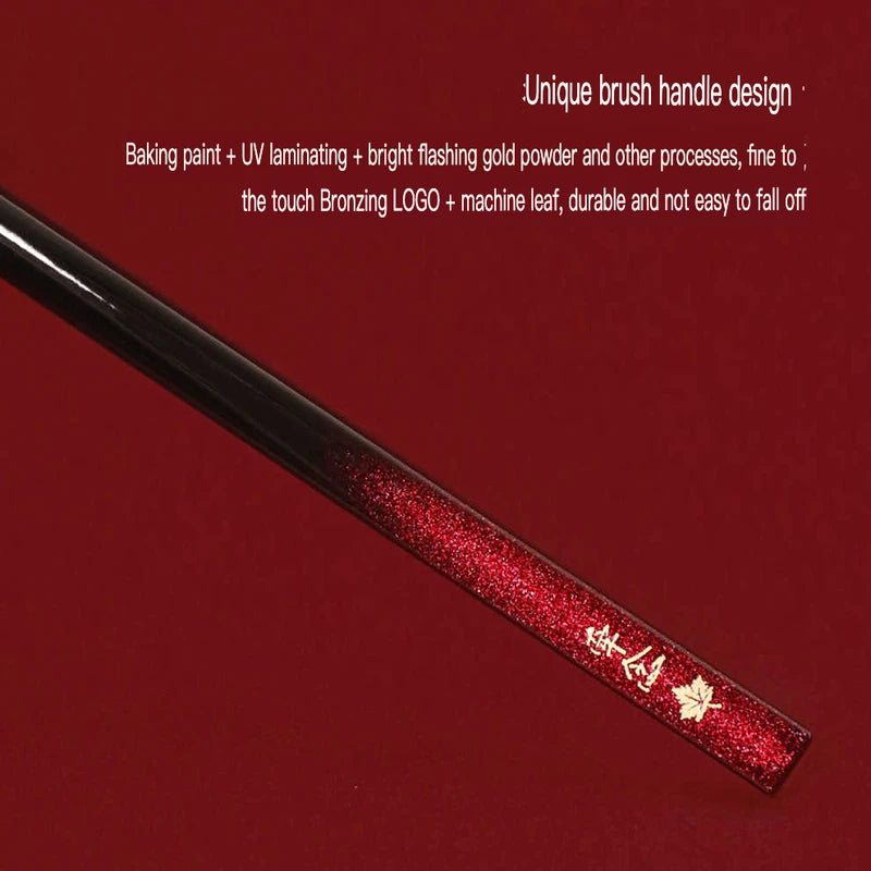Tapered Goat Hair Eye Detail Brush | Blending & Highlight Eye Makeup Brush QXL