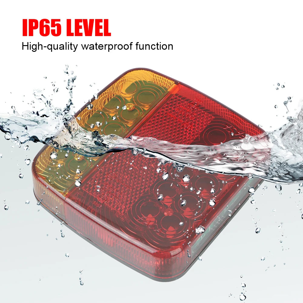 Wireless Rechargeable LED Trailer Tail Lights | Magnetic Mount LED Trailer Tail Lights QXL