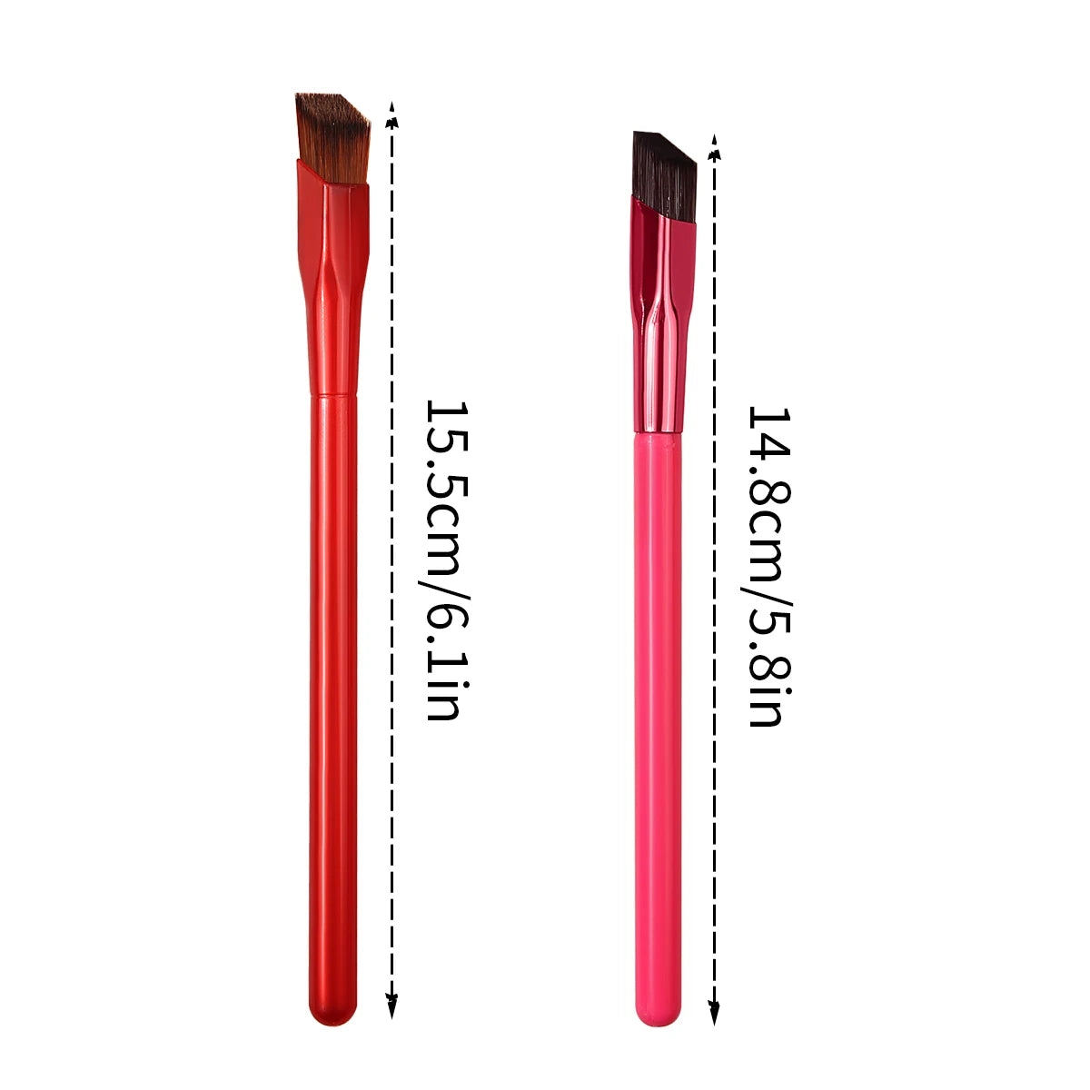 KOSSHOW 2-Pack Angled Eyebrow & Concealer Brush Set Eyebrow Makeup Brush QXL
