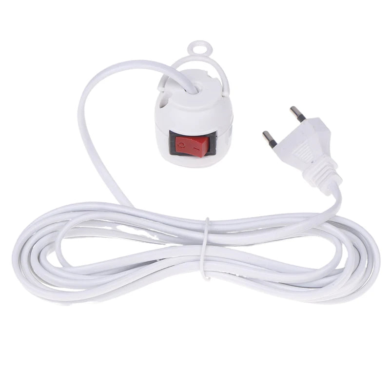 E27 Pendant Lamp Holder 4M Cord & Switch | 220V EU Plug Pendant Lamp Holder QXL