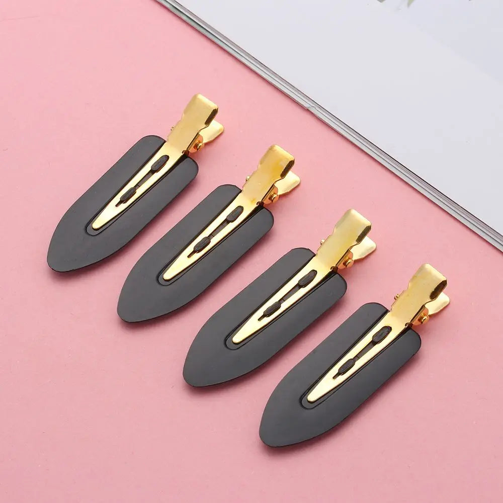 4-Pack Seamless No-Crease Hair Clips | Styling Barrettes Hair Clips QXL
