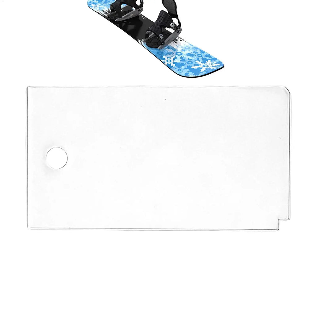 Acrylic Snowboard Wax Scraper | Portable Ski Tuning Tool Snowboard Wax Scraper QXL