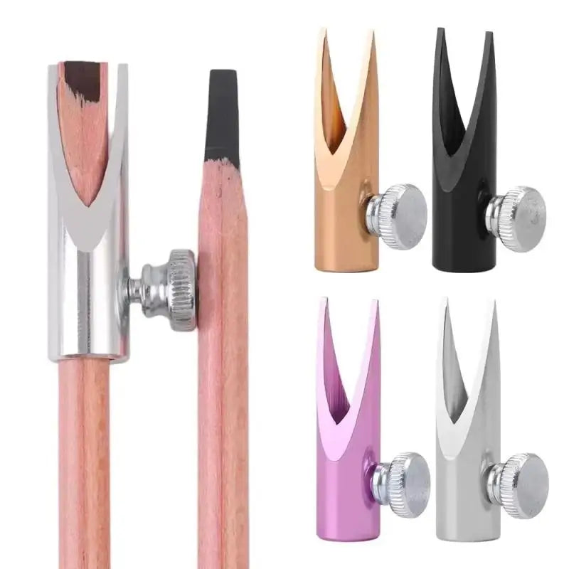 Aluminum Eyebrow Pencil Sharpener for Microblading & Makeup Eyebrow Pencil Sharpener QXL