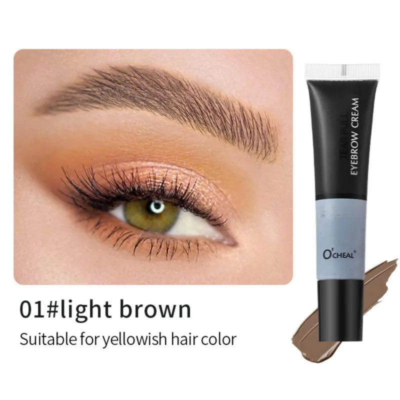 Semi-Permanent Peel-Off Eyebrow Tint Gel | Waterproof & Long-Lasting Eyebrow Tint Gel QXL 01