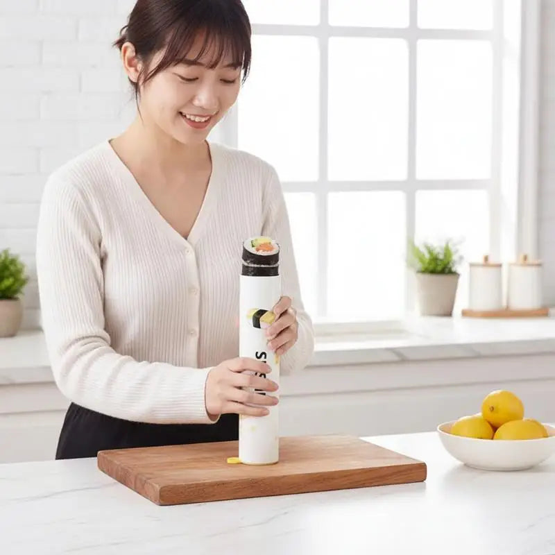 DIY Sushi Roll Maker Mold | BPA-Free Cylinder Rice Tool Sushi Roll Mold QXL