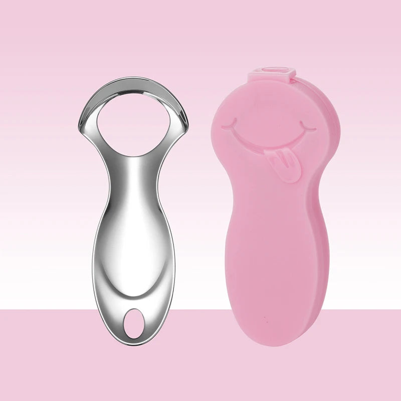 Stainless Steel Mini Tongue Scraper for Fresh Breath | YOVIP Tongue Scraper QXL