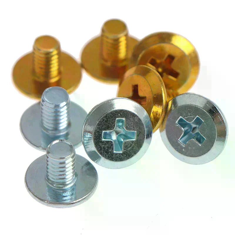 10-Pack Hair Clipper Screws for 8148 8591 8504 | Two-Hole Blade Clipper Replacement Parts QXL