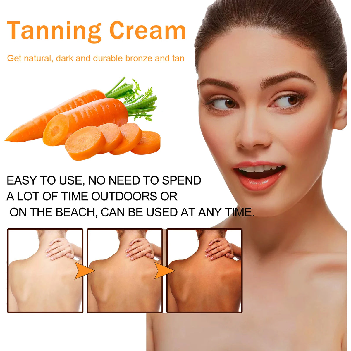 Eelhoe Self-Tanning Lotion | Sunless Bronzer Face & Body Self-Tanning Lotion QXL