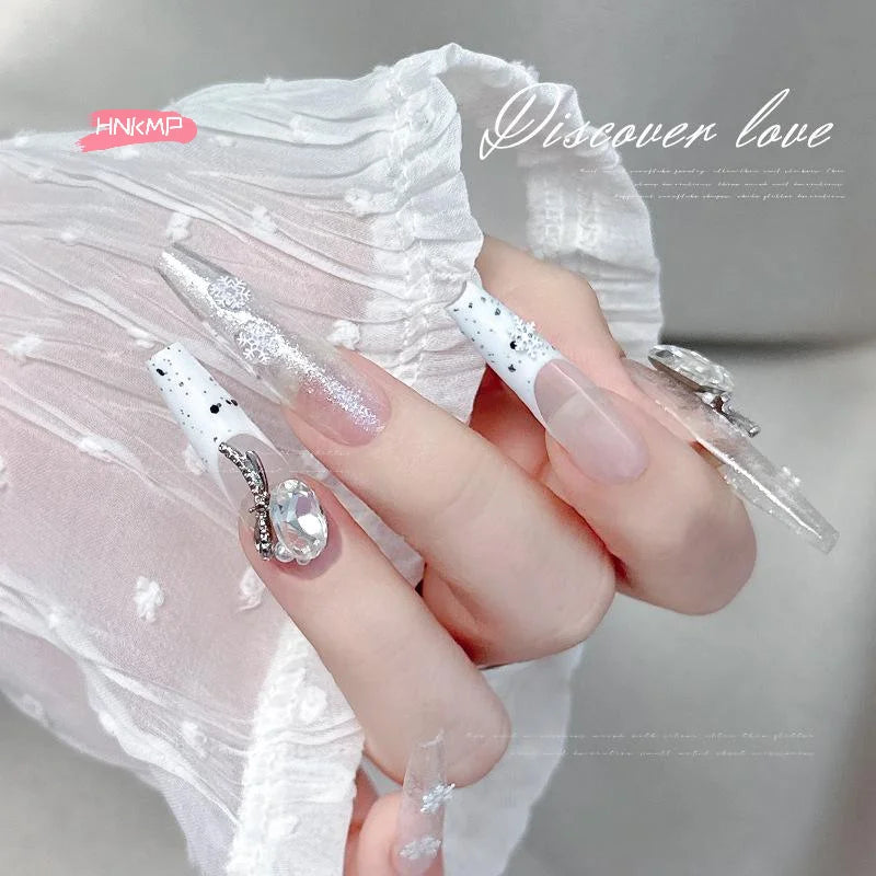 Winter Snowflake Nail Sequins | Christmas Nail Art Glitter Nail Art Sequins QXL