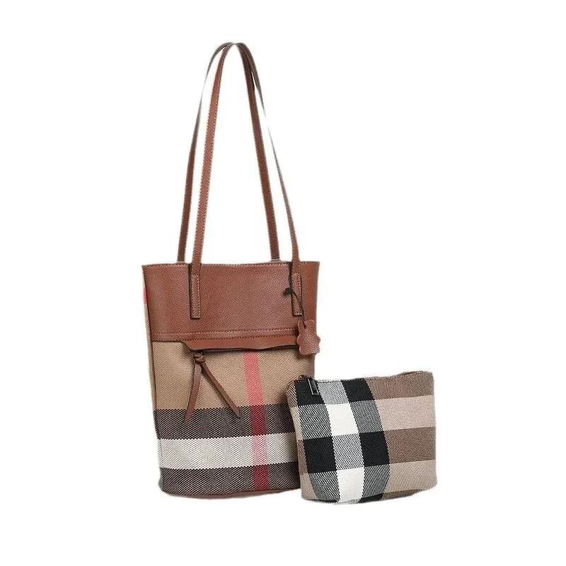 Luxury Leather Diaper Tote Bag | Large Capacity Minimalist Diaper Tote Bag QXL