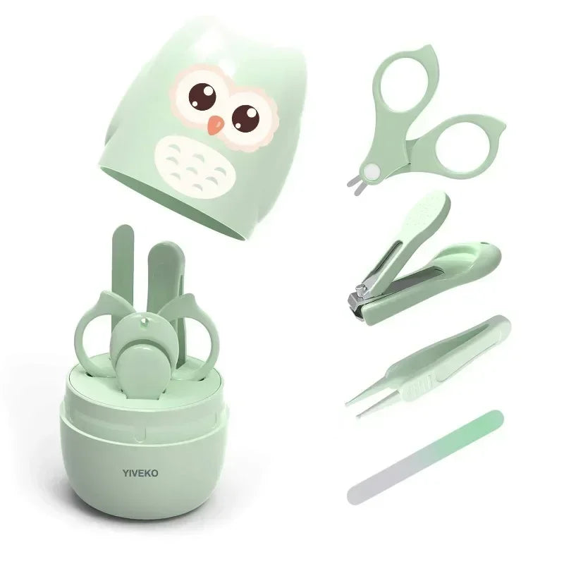 4-in-1 Baby Nail Care Kit – Clippers, Scissors, File & Tweezers Baby Nail Care Kit QXL