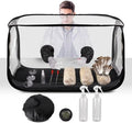 Still Air Box Mushroom Cultivation Tent 38x20x25" | Clean Workspace Mushroom Grow Tent QXL black
