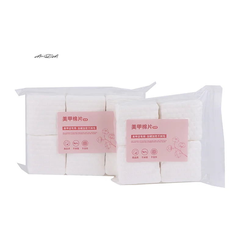 200-Pack Lint-Free Cotton Nail Wipes | Gel Polish Remover Pads Nail Remover Wipes QXL
