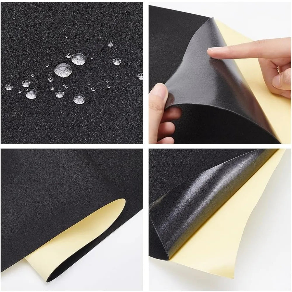 1mm Self-Adhesive EVA Foam Roll 78.7x11.8" Black Padding Sheet EVA Foam Padding Roll QXL