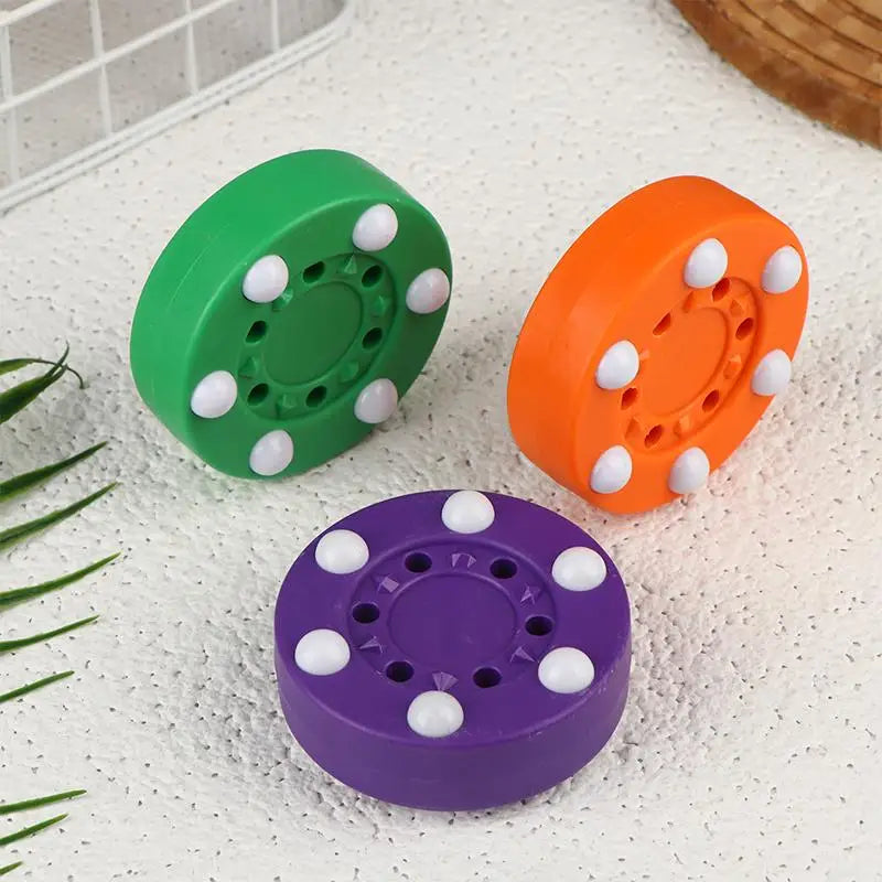 Inline Roller Street Hockey Pucks – 6-Pack Practice Set Street Hockey Pucks QXL