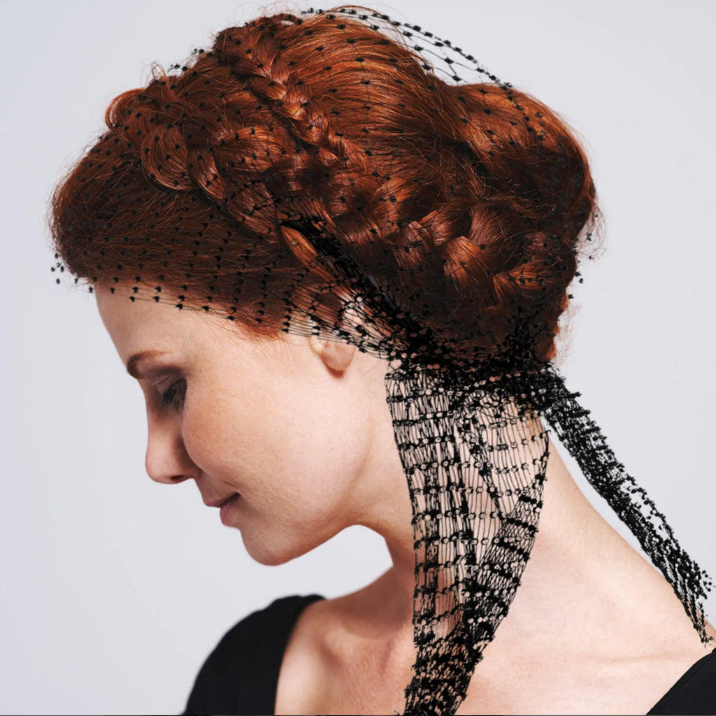 Rhinestone Mesh Headband – Rave & Festival Hair Accessory Rhinestone Headband QXL